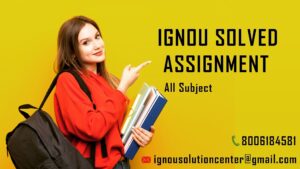 IGNOU TS | BTS SOLVED ASSIGNMENTS 2020-21